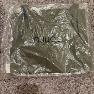 NWT Essential Rib Tank Top Olive XL